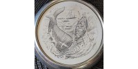 Flasque baleine Moby Dick fine british Sheffield England 